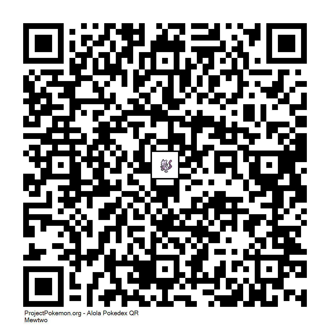 Cdigo QR de Mewtwo